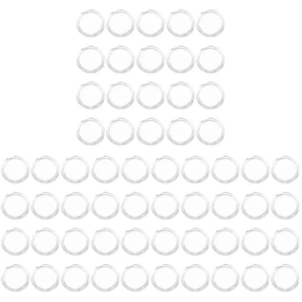 Комплект из 300 прозрачных пластиковых держателей для монет, для хранения и демонстрации