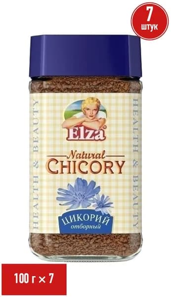 Цикорий Elza растворимый 100 г, набор: 7 штук