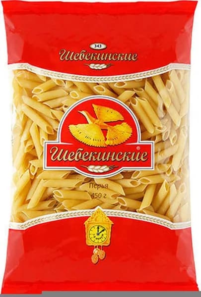 Макаронные изделия Шебекинские Перья No 343 450 г