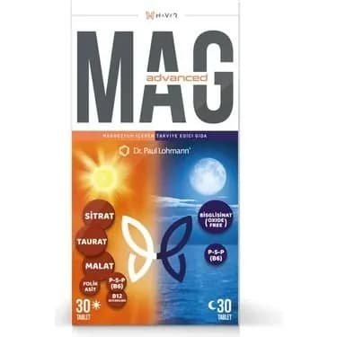Haver Mag Advanced Обогащающая пища, содержащая магний 60 таблеток 92,7 г