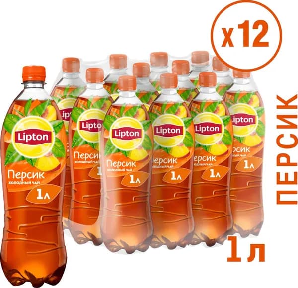 Чай Lipton Персик 1л X12