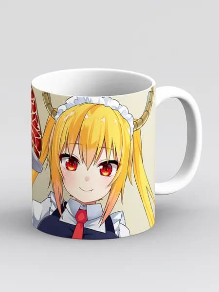 Кружка "Аниме. Дракон горничная Кобаяши. Kobayashi-san Chi no Maid Dragon"