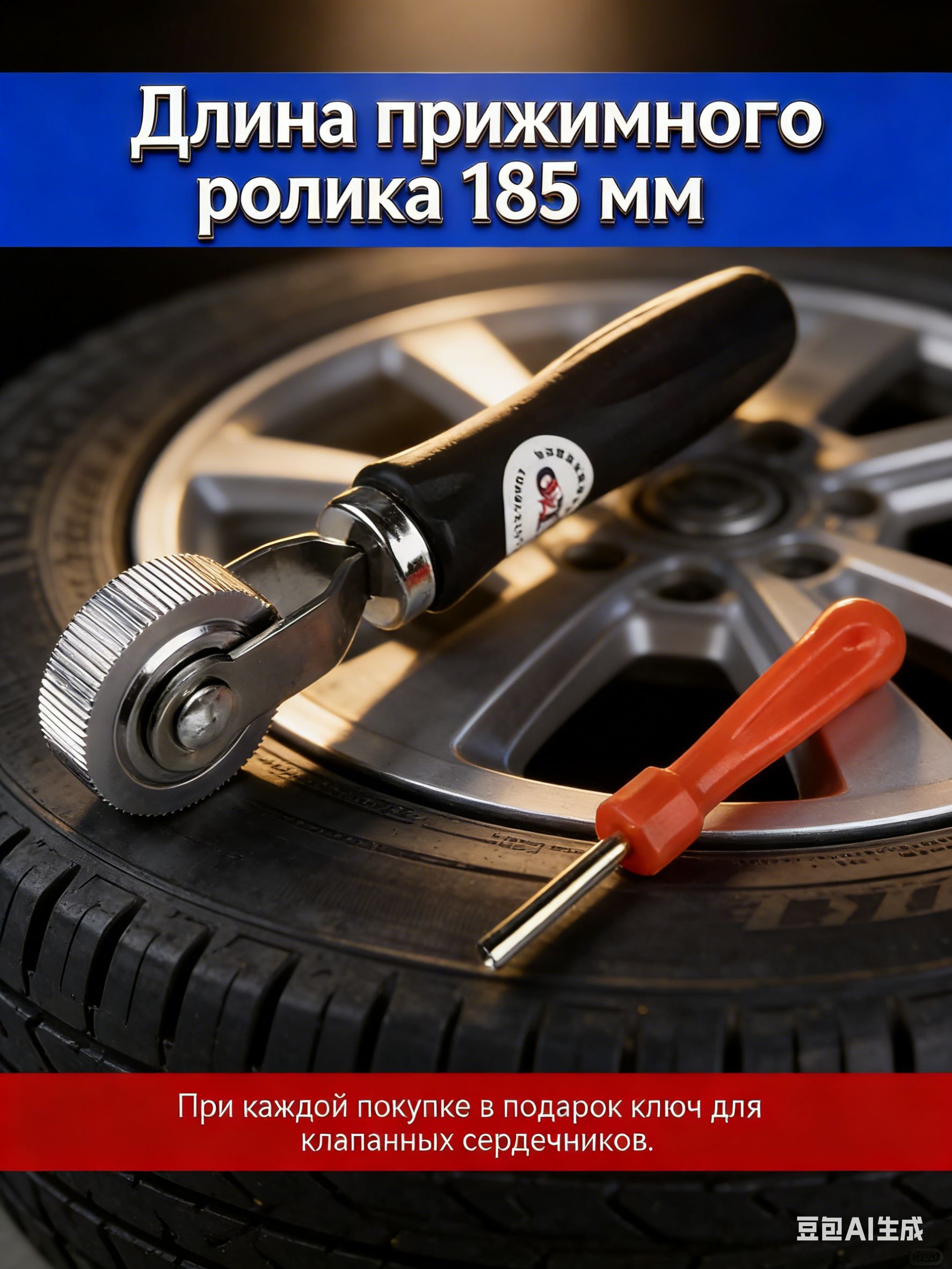 Прикаточный ролик для шиномонтажа