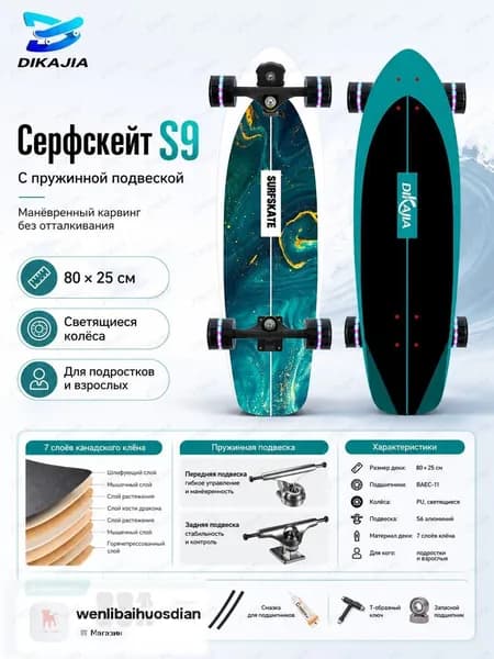 Роллерсерф 80 х 25см
