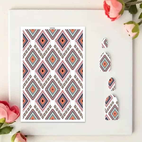 Водорастворимая бумага для переноса узоров на полимерную глину, для изготовления серег и украшений