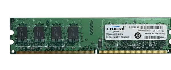 Crucial Оперативная память DDR2, 800 МГц, 1 x (CT25664AA800.M16FM)
