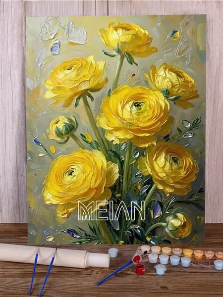 Набор для цифровой живописи, 30х40 см, 18 цветов