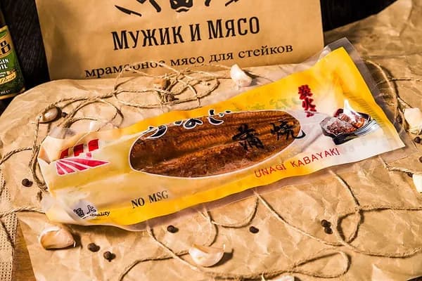 Угорь Унаги жареный (15%, 600 г., замороженный) / Китай