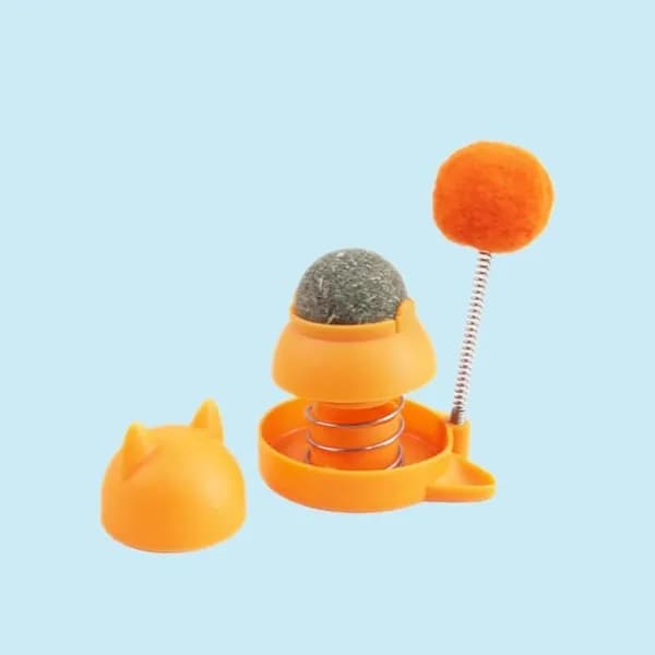 Игрушка для кошек с кошачьей мятой, мячик и палочка-погрызушка, антистресс для котят