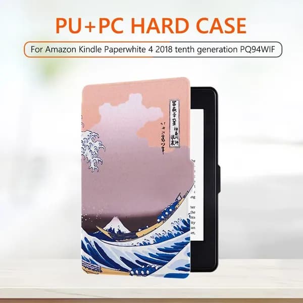 Чехол для электронной книги Amazon Kindle Paperwhite 4 (2018, 10-го поколения) с матовым рисунком