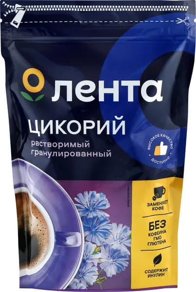 Цикорий растворимый ЛЕНТА гранулированный, 150г