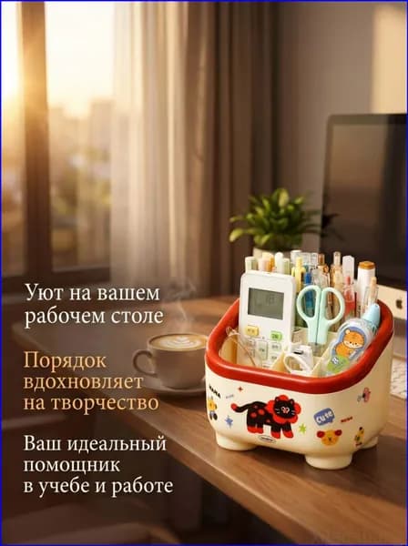 Качественный пенал, карикатурный