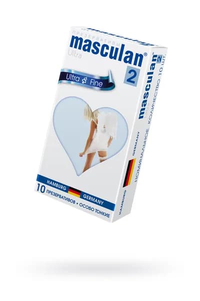 Презервативы Masculan Ultra 2 особо тонкие Ultra Fine 10 шт