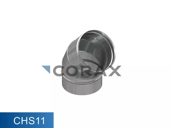 Отвод 45 Corax Ф140 (430/0,5)