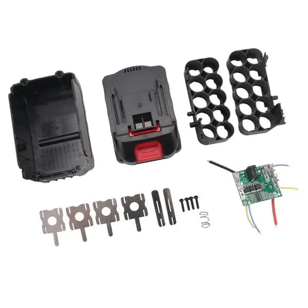 21V Аккумуляторный Блок 10S Для Литий-Ионных Аккумуляторов 18650 16.8V 4S Корпус Батареи PCBA Аксессуары