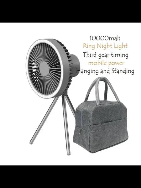 Портативный перезаряжаемый вентилятор для кемпинга 10000Mah