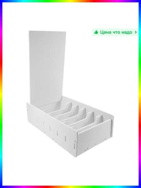 Монетница карманная из ПВХ белая, компактный кошелек для мелочи и карт