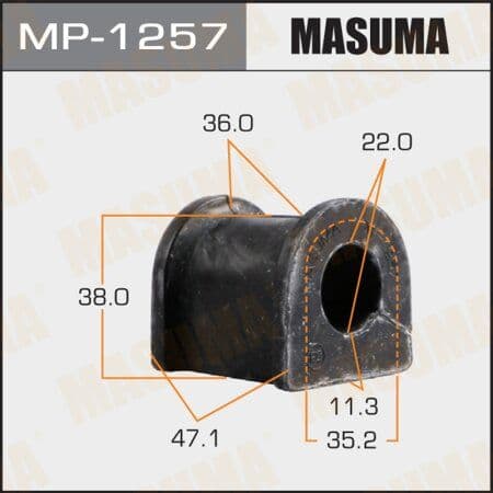 MP-1257 Втулка стабилизатора MITSUBISHI перед. (мин. 2 шт.)