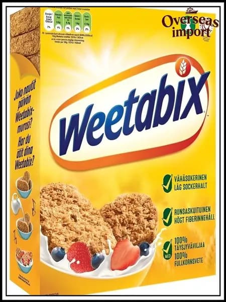 Weetabix 450 Grams - Цельнозерновой, богатый витаминами и питательными веществами завтрак