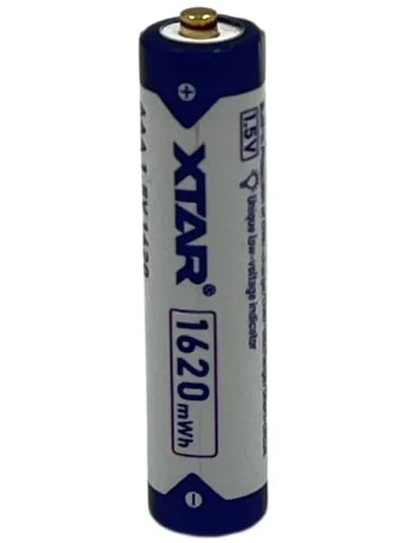 Аккумулятор XTAR AAA 1.5V 1000mAh Li-ion 1620mWh / перезаряжаемый для фонариков, пультов, игрушек
