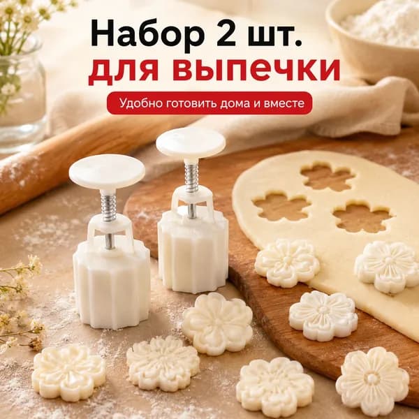 Форма для выпечки abs пластик круглая, прямоугольная антипригарное покрытие белый