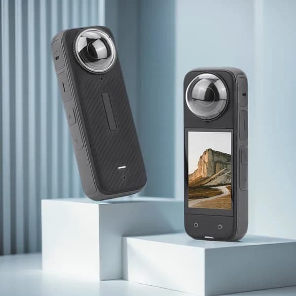 защитное стекло для объектива Insta360 X4, прозрачное из пластика