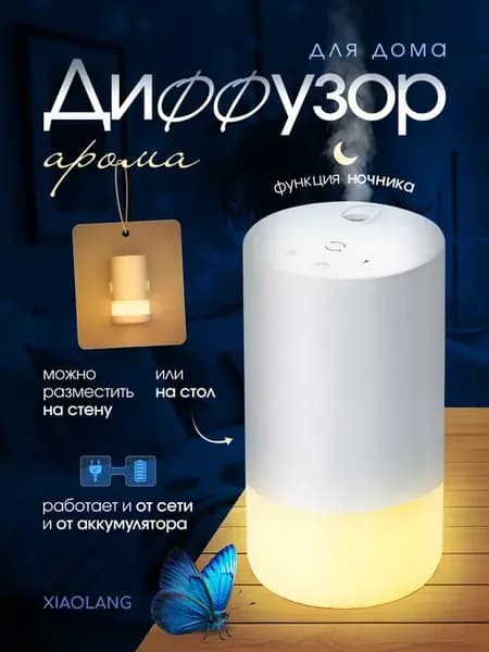 Аромадиффузор электрический ночник в детскую LQ-ZNPXJ02
