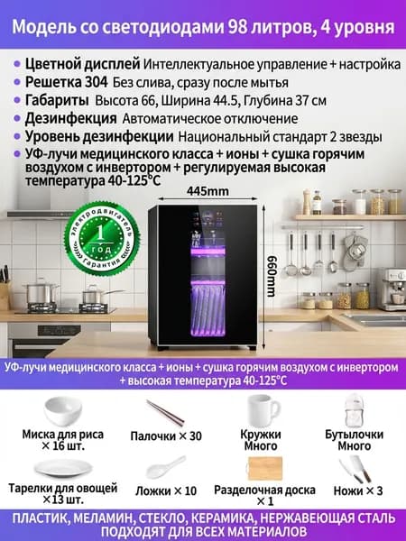 Сушильный шкаф для посуды SKU00323_mzr_12, темно-синий