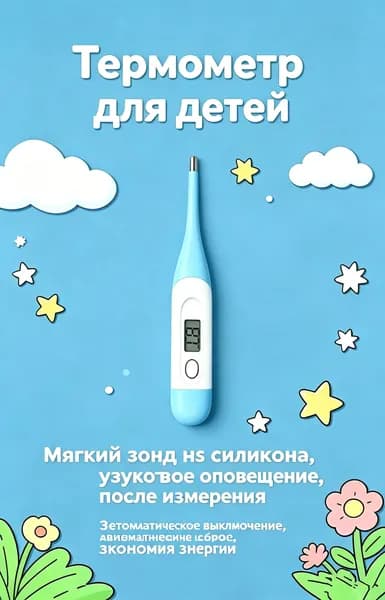Термометр медицинский электронный
