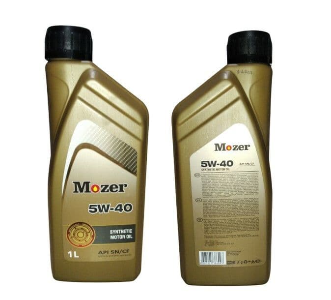 MOZER 5W-40 Масло моторное, Синтетическое, 1 л