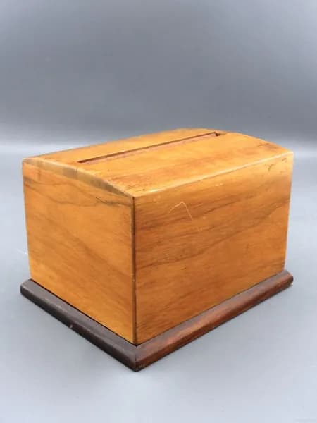 Сигаретница из карельской березы СССР 1950-е гг