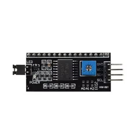 Для arduino используется интерфейс pcf874t с интерфейсом 574 IIC I2C