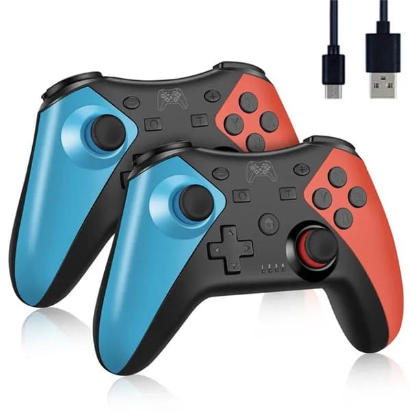 O4(V M Z D) Беспроводной Bluetooth-Контроллер 2 Шт. Для Геймпада Switch Pro Gamepad-A