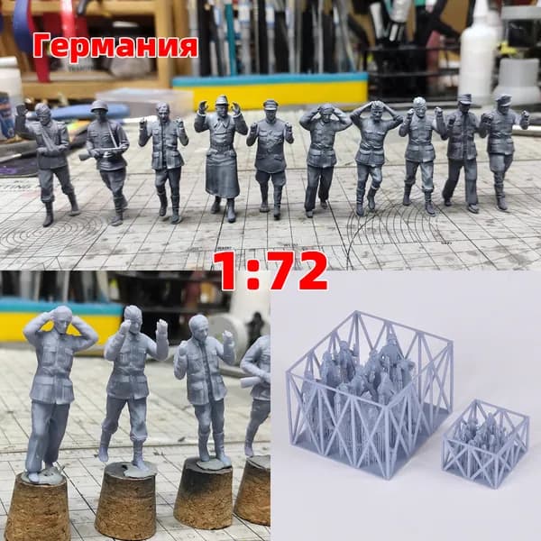 Cor 1/72 сборная модель солдат