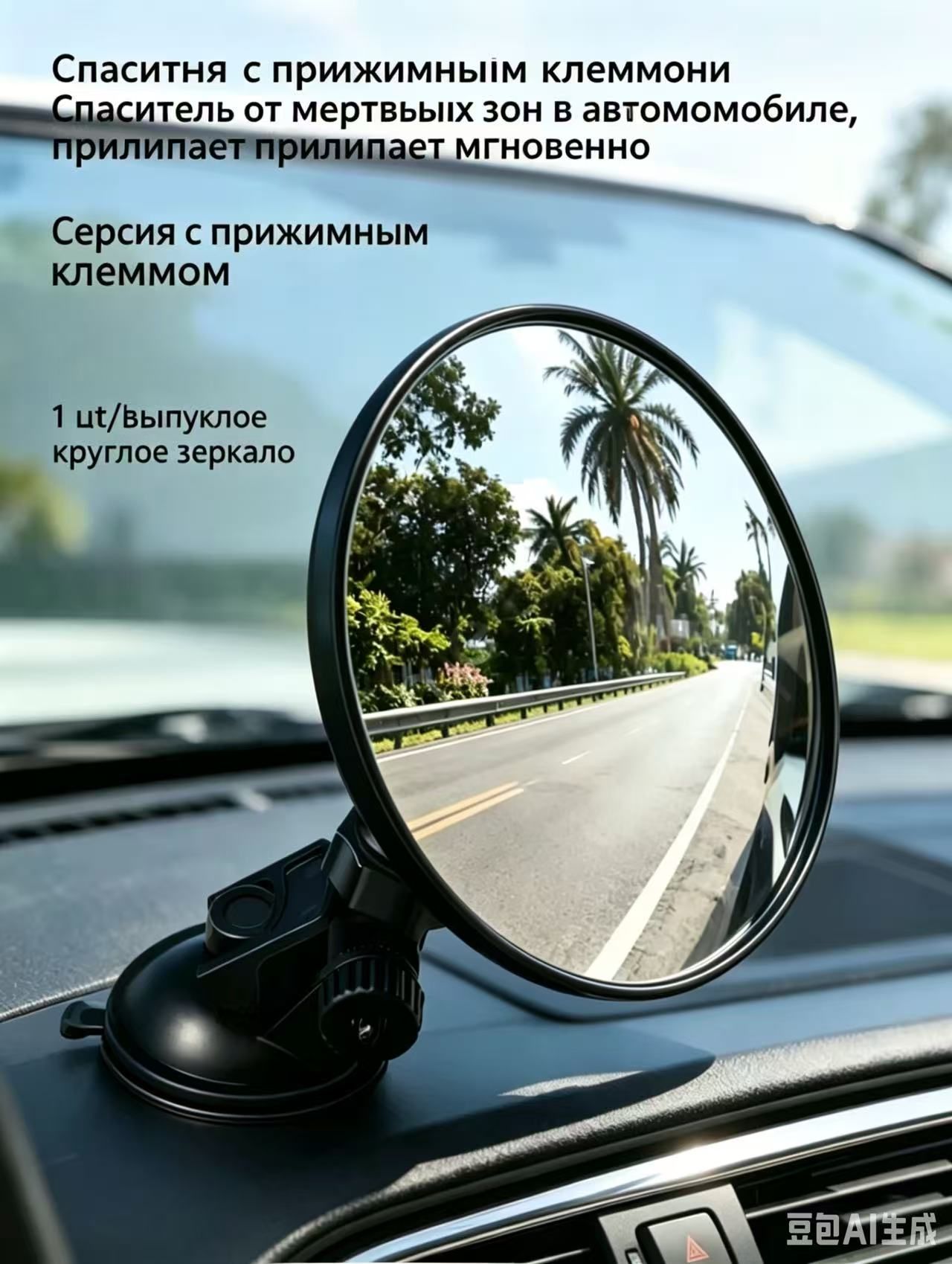 Зеркало мертвой зоны Универсальная установка, арт. 001