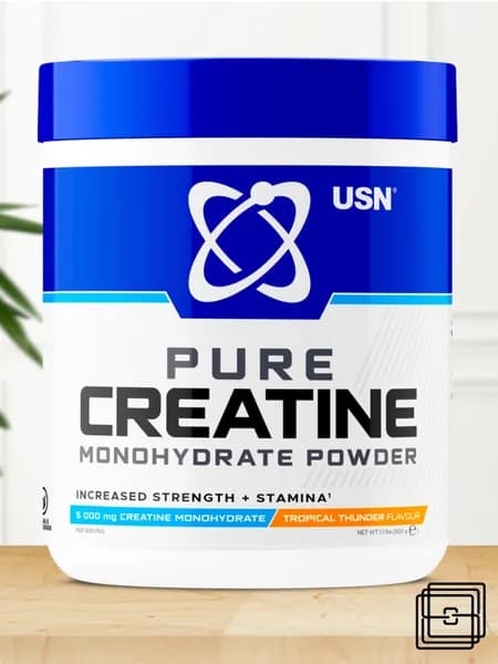 CREATINE MONOHYDRATE Tropical Thunder / КРЕАТИН МОНОГИДРАТ ЮСН со вкусом Тропический гром, порошок, 500 г .