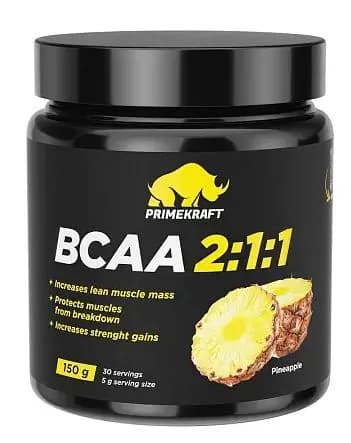 Аминокислоты BCAA 2:1:1 PRIMEKRAFT 150 г, ананас