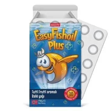 Easyvit Easyfishoil Plus Жевательная гелевая таблетка