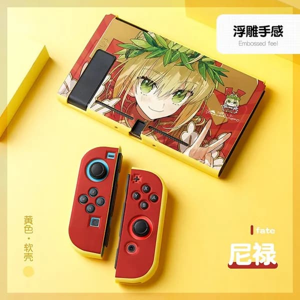 Чехол для Switch из серии Fate, цветной защитный , мягкий TPU, разделенный NS