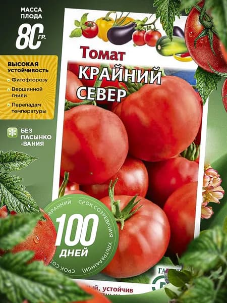 томат крайний север, семена, 5 ГР!!