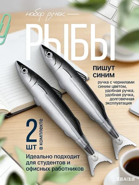 Набор ручек Гелевая, Капиллярная, толщина линии: 0.5 мм, 2 шт.