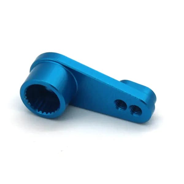 Металлический сервопривод для радиоуправляемых моделей Wltoys 144001 144002 124016 124017, синий.