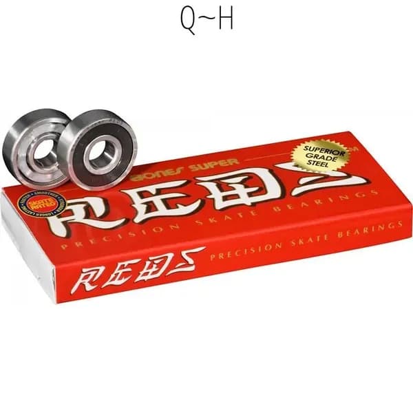Подшипники для скейтборда, лонгборда, самоката Bones reds super