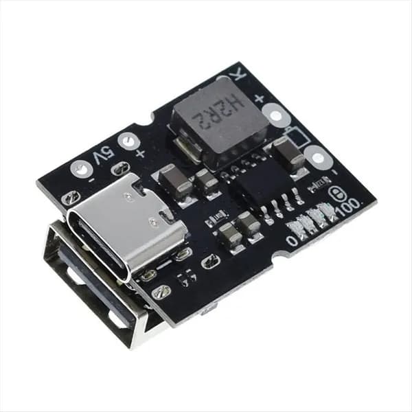Модуль повышающего преобразователя напряжения 5 В 2 А с разъемом Type-C USB, плата защиты от перезарядки литиевых батарей, самодельное зарядное устройство с возможностью пайки.