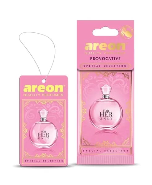 Ароматизатор автомобильный AREON "SPECIAL SELECTION" Provocative подвесной картон 704-SS-08