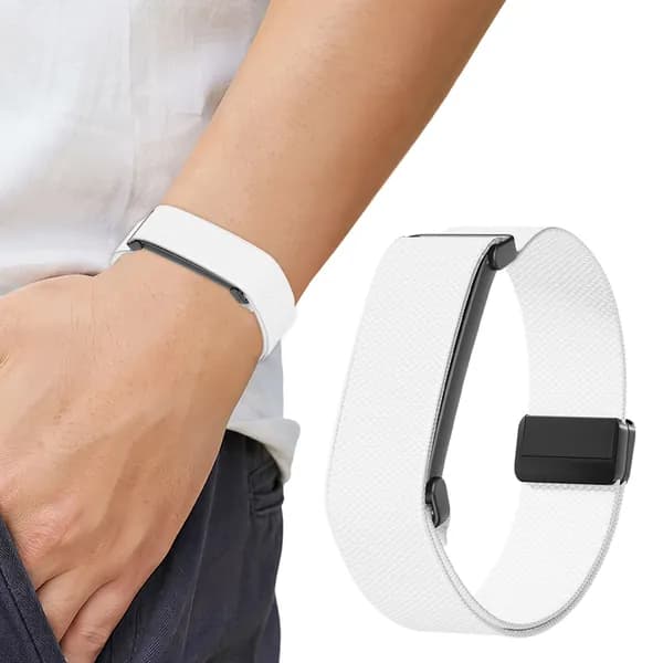 Магнитная нейлоновая ремешок для Google Fitbit Air 2026, белый