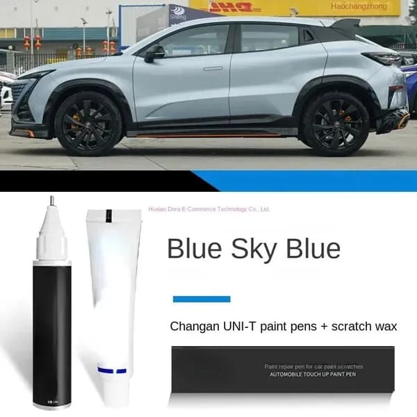 Краска автомобильная, цвет: лазурный, 12 мл, для автомобилей Changan, 1 шт.
