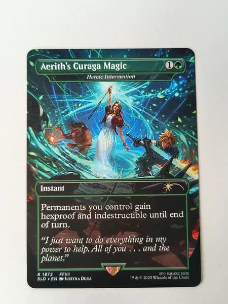 Портативные карты MTG Высококачественные карты Final Fantasy без фольги Магия Кураги Эрита 1872