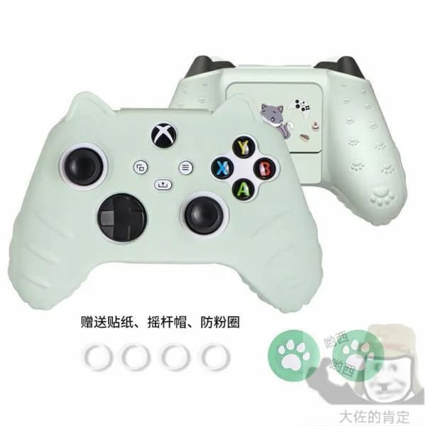 XBOX кожух для контроллера с лапками кота, изготовлен из силикона, совместим с контроллером Xbox Series X/S