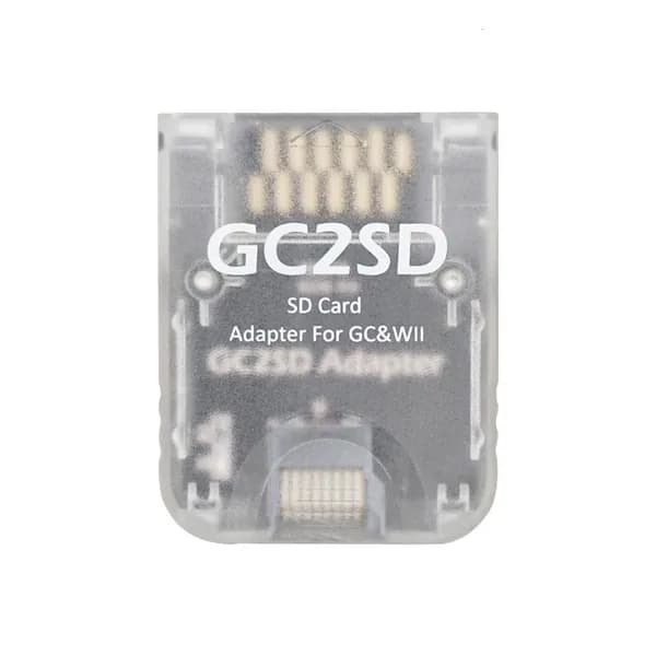 Адаптер GC2SD для чтения карт Secure Digital для консолей, Clear